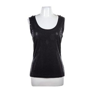 St. John Caviar Tank Tops MED Black